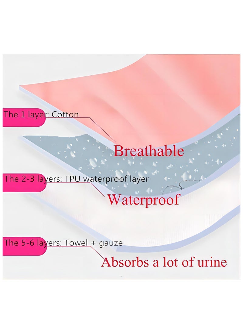 Generic Reusable Baby Potty Pants, Cotton Highly Absorbent Training Underpants for Toddlers, Baby Slip Diaper Cover, Strong Urine Absorption, Washable and Reusable Design  - Image 2