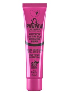 Dr.PAWPAW Dr.PAWPAW Hot Pink, Multi-Purpose Natural No Fragrance Balm for Hydrating Lips, Skin, Hair, Cuticles, Nails & Beauty Finishing (25 ml)  - Image 1