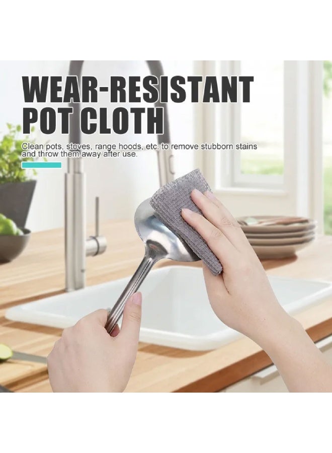 جروب تايجر رول قابل لإعادة الاستخدام من قماش المايكروفايبر | قطعة تنظيف متعددة الأغراض (رمادي، 25 قطعة) - Image 5