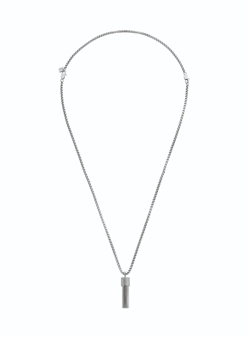 CERRUTI 1881 Deckel Silver Necklace For Men