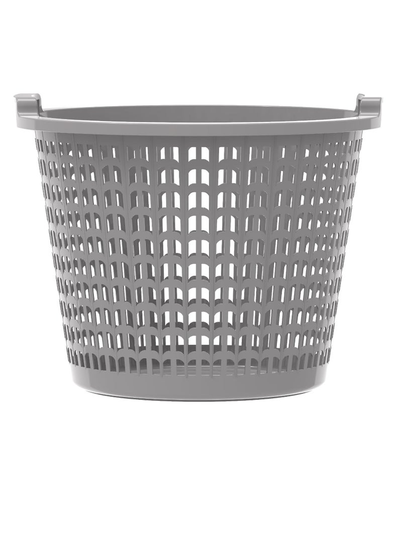 Raxoom 50L Wide Laundry Basket, Grey - Image 2