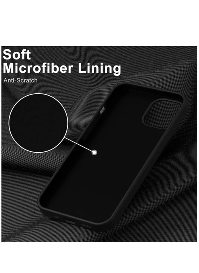 YoYoTech iPhone 14 Plus 6.7" Case with Screen Protector,Soft Smooth Silky Flexible Silicone Gel Rubber Bumper Cover,Slim Fit Shockproof Protective Phone Case (Black)  - Image 4