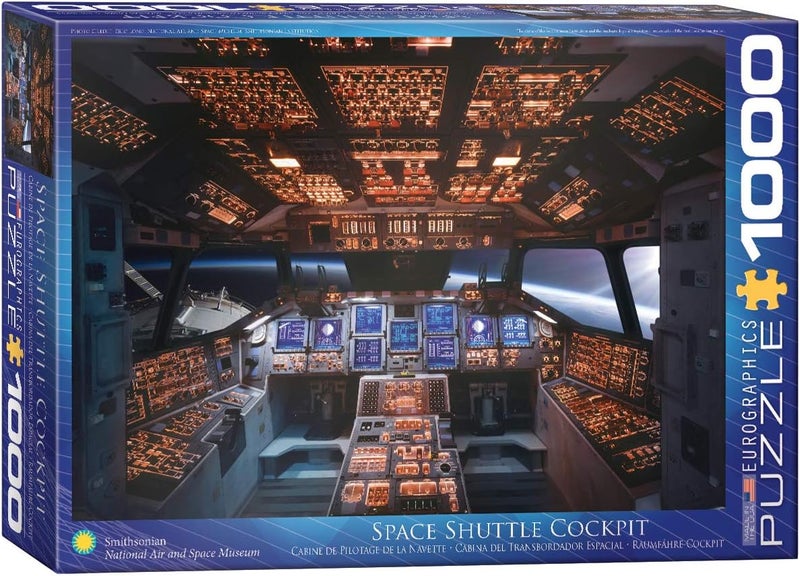 EuroGraphics Shuttle Cockpit 1000 Piece Puzzle - Image 1