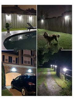 Excefore Solar Security Light, Body Sensing Wall Light, Outdoor Sensor Motion IP65 Waterproof 318 LED/3 Lighting Modes Wide Angle Solar Wall Light for Outdoor, Yard, Garage, Fence 2 [Energy Class A+++]  - Image 2