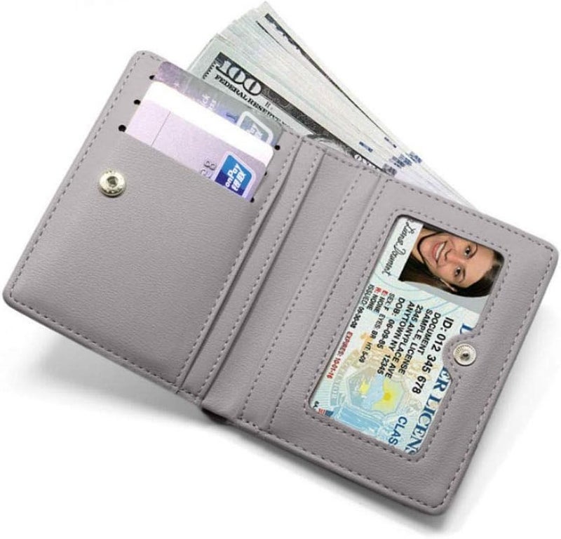 AnnabelZ Women Wallets Small Bifold Leather Pocket Wallet Ladies Mini Short Purse - Image 3