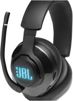 JBL JBL Quantum 400 Over Ear Gaming Headset with Microphone - Black, Wired  - Image 1