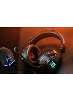 JBL JBL Quantum 400 Over Ear Gaming Headset with Microphone - Black, Wired  - Image 4