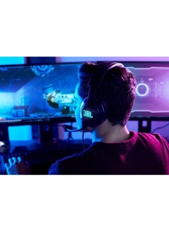 JBL JBL Quantum 400 Over Ear Gaming Headset with Microphone - Black, Wired  - Image 5