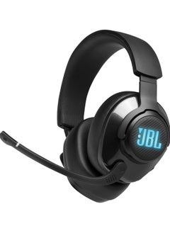 JBL JBL Quantum 400 Over Ear Gaming Headset with Microphone - Black, Wired  - Image 2