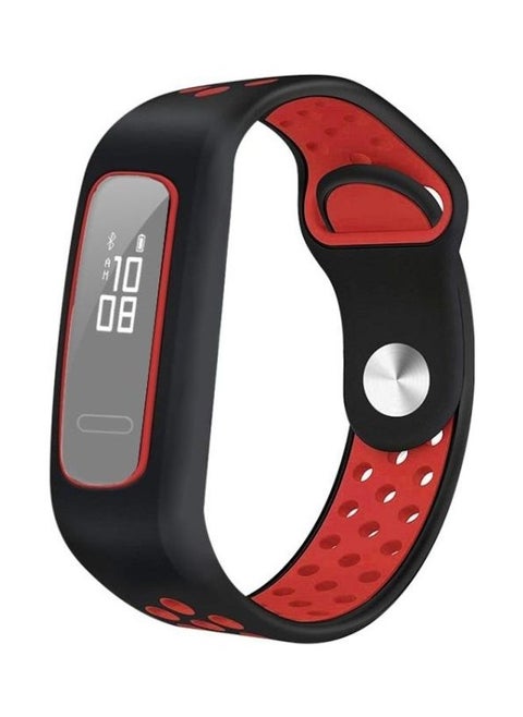 Replacement Strap for Huawei Honor Band 4 Running Version/Band 3e Black/Red