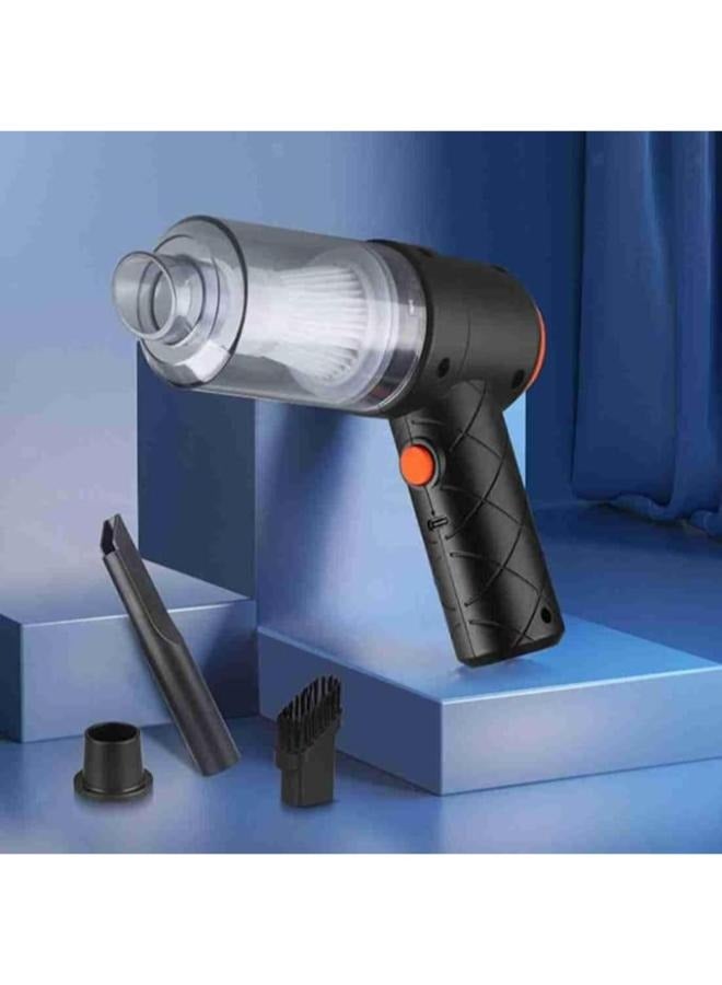 Executive LLC Handheld Wireless Vacuum Cleaner 120W 2-in-1 with Dust Collection Lighting USB Rechargeable Car Home Dual Use Black  - Image 1
