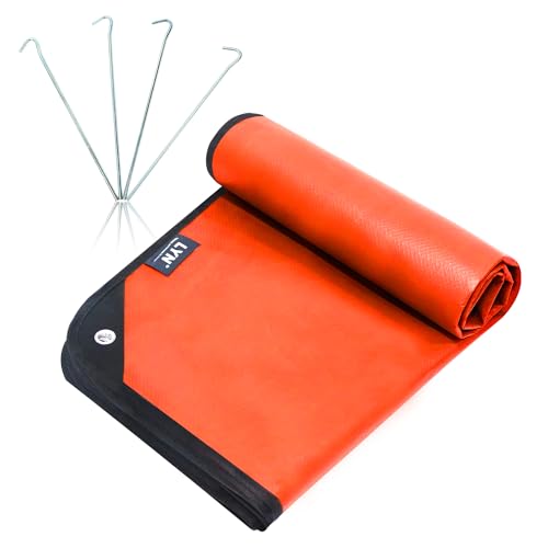 LYN Thickening ComplexLYN Multilayer Heavy Duty Solar Emergency Survival BlanketOrangeReflective Mylar Waterproof Windproof Thermalfor RescueCar CampingHikingBushcraftSnowPet Full - Image 1