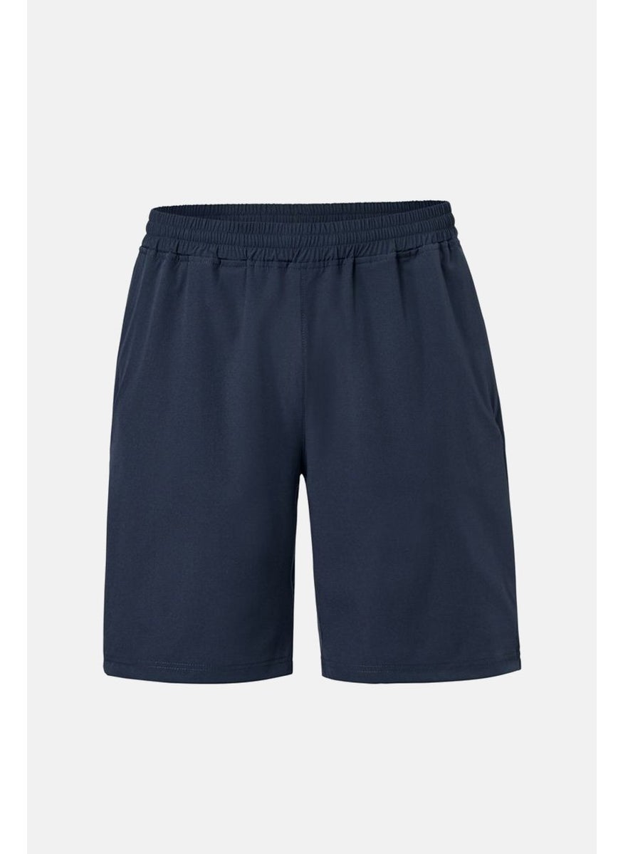 Tchibo Men Sportswear Fit Pull On Outdoor Shorts, Navy  - Image 3