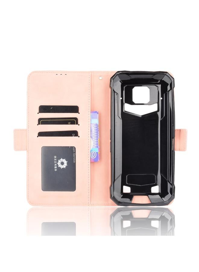 اس-توب جراب لهاتف Doogee S88 Plus / S88 Pro مصنوع من الجلد بتصميم جلد العجل مع حامل وفتحات للبطاقات وإطار للصور - Image 5