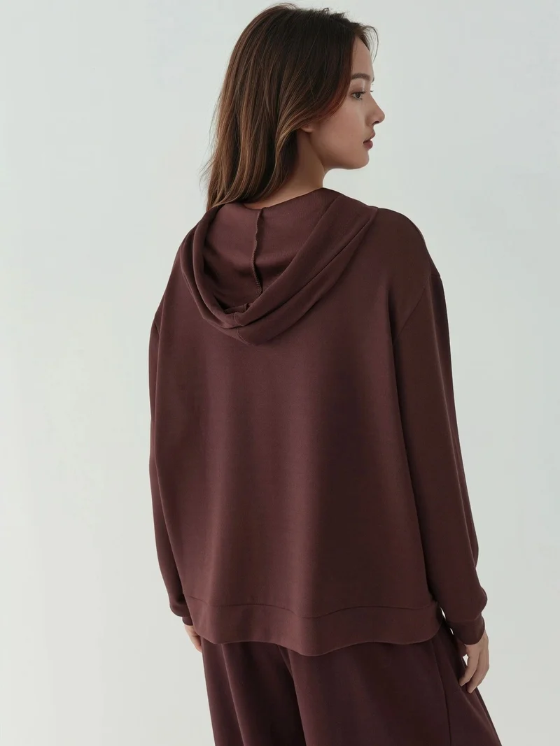 HICCUP Soft Touch Full Zip Hoodie Sweatshirt