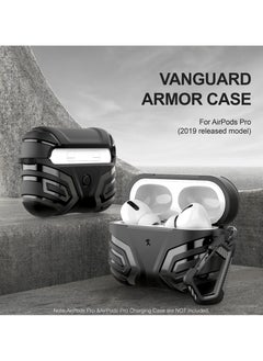 Case for Apple Airpods 4 TPU Hard Shell Shockproof Armor Case Cover with Carabiner Black - pzsku/Z707BBB48F502B843845DZ/45/_/1731058889/2f28085f-76e3-4974-99ba-4124f6bf9116