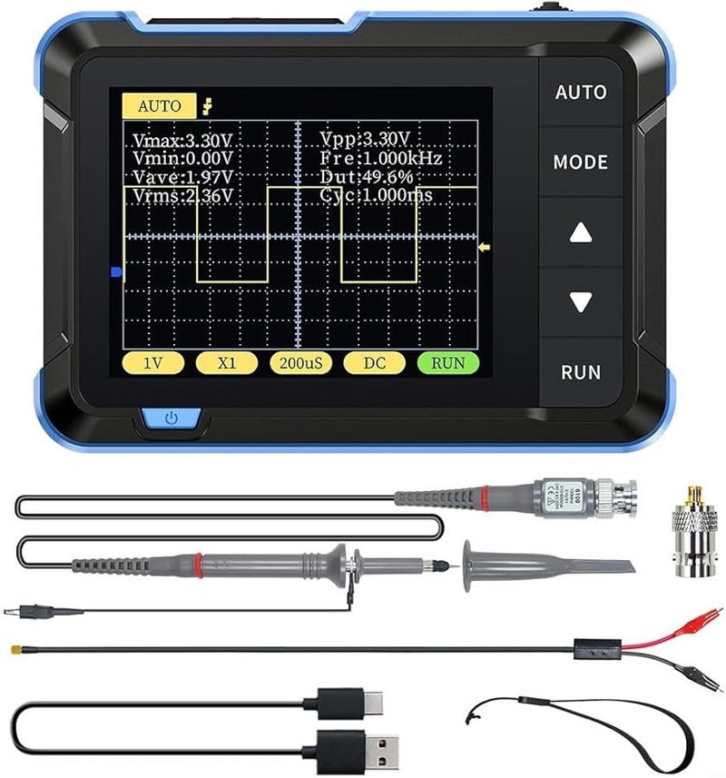 DSO152 High Size Handheld Oscilloscope Kit 2 5MS s Sampling Rate 200kHz Bandwidth 2 8 Inch LCD Display - Image 2