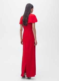 MANGO Cape Collar Straight Dress  - Image 2