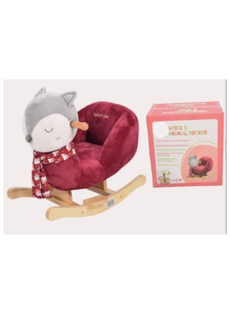 Rocking chair for children, in the form of a stuffed doll red - Image 2