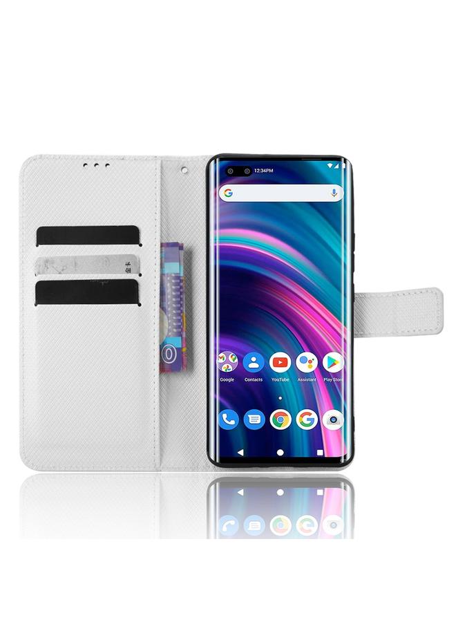 جرين تايجر جراب هاتف BLU Bold N2 مصنوع من الجلد بتصميم ماسي - Image 3