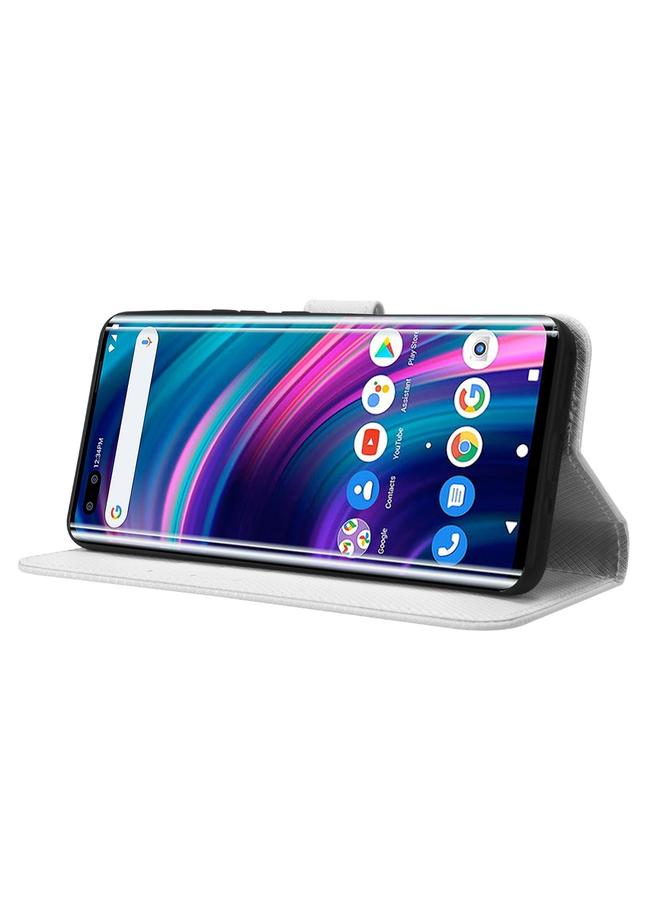 جرين تايجر جراب هاتف BLU Bold N2 مصنوع من الجلد بتصميم ماسي - Image 4