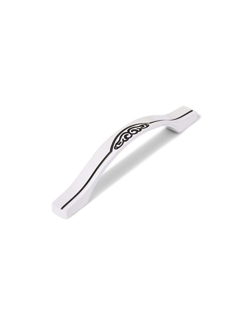 ROBUSTLINE Aluminum Cupboard Handle White/Black - Image 1