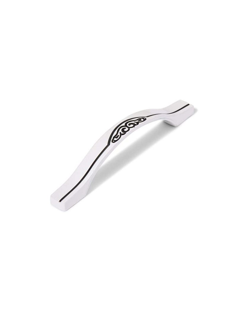 ROBUSTLINE Aluminum Cupboard Handle White/Black - Image 2