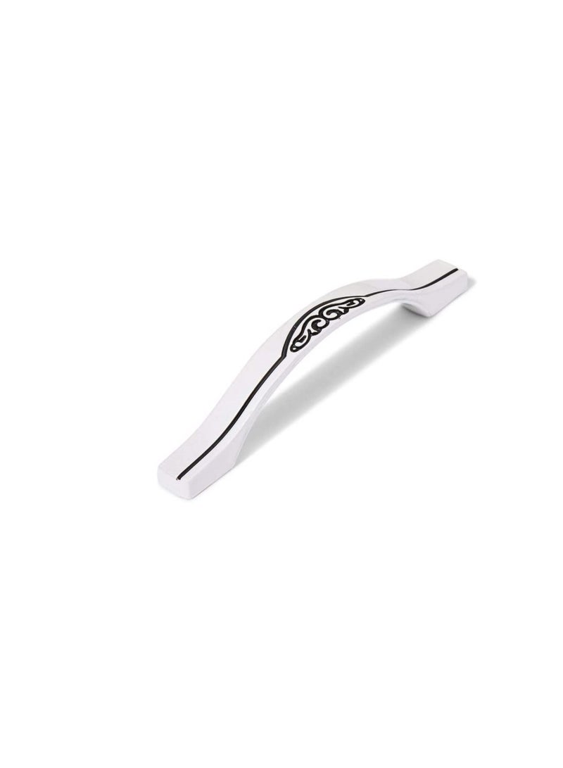 ROBUSTLINE Aluminum Cupboard Handle White/Black - Image 3