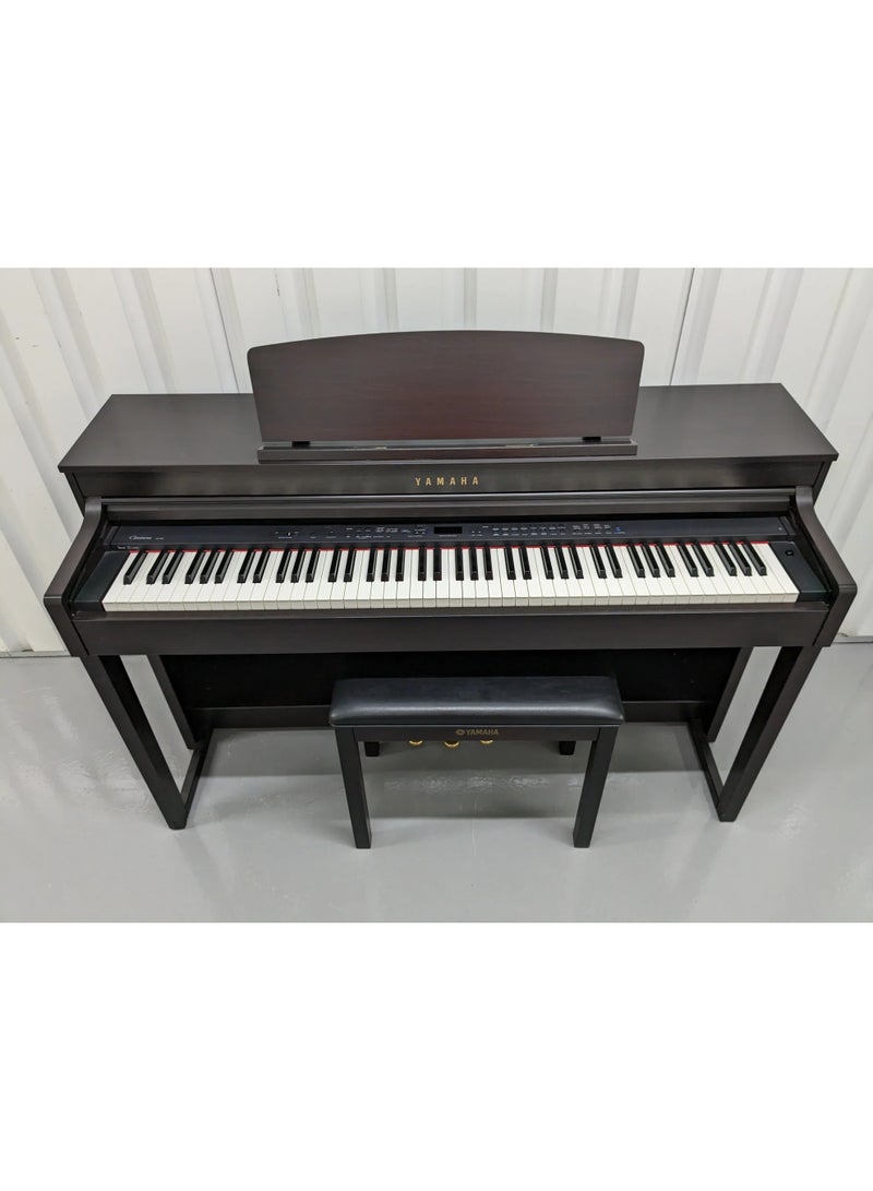 YAMAHA بيانو ياماها كلافينوفا CLP 440 الرقمي بتشطيب خشب الورد - Image 3