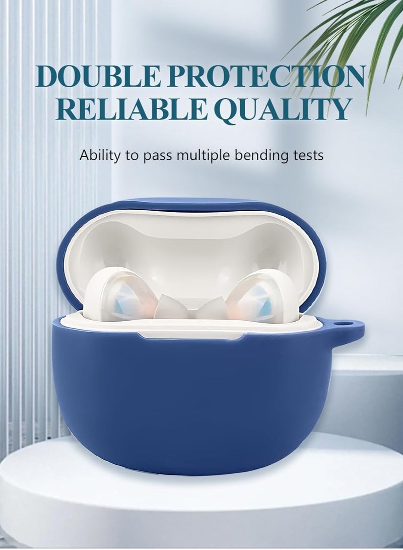 for Skulllcandy Rail Case Cover, Soft Silicone Protective Portable Scratch Shock Resistant Compatible with Skulllcandy Rail，Blue - Image 3