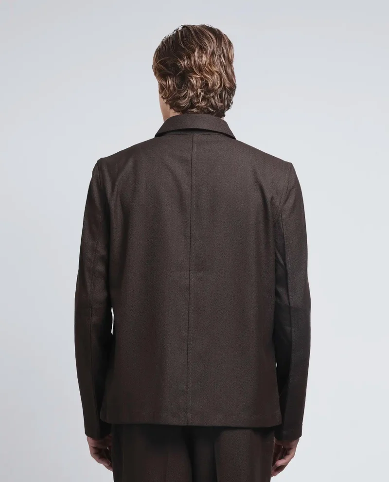 Rare Rabbit Men's Relaxed Fit Plain Jacket