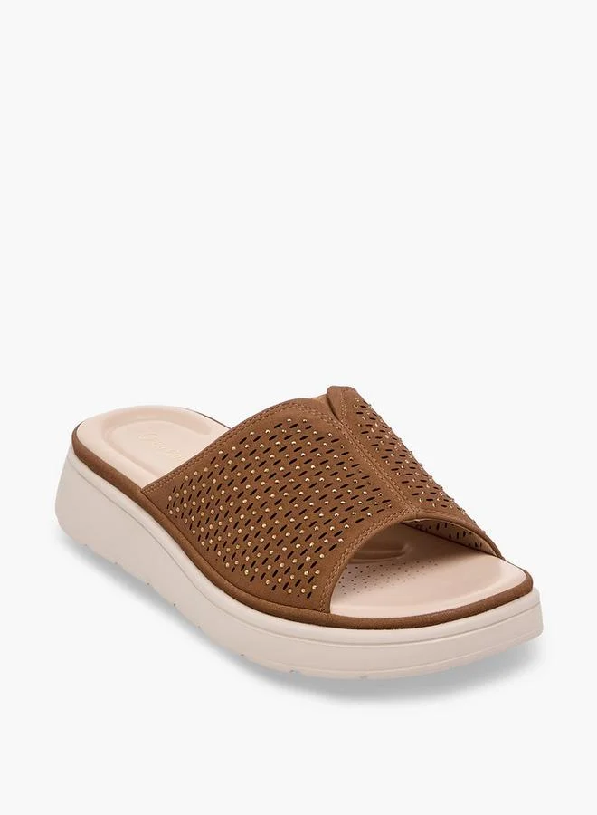 لو كونفورت Women Embellished Platform Sandals