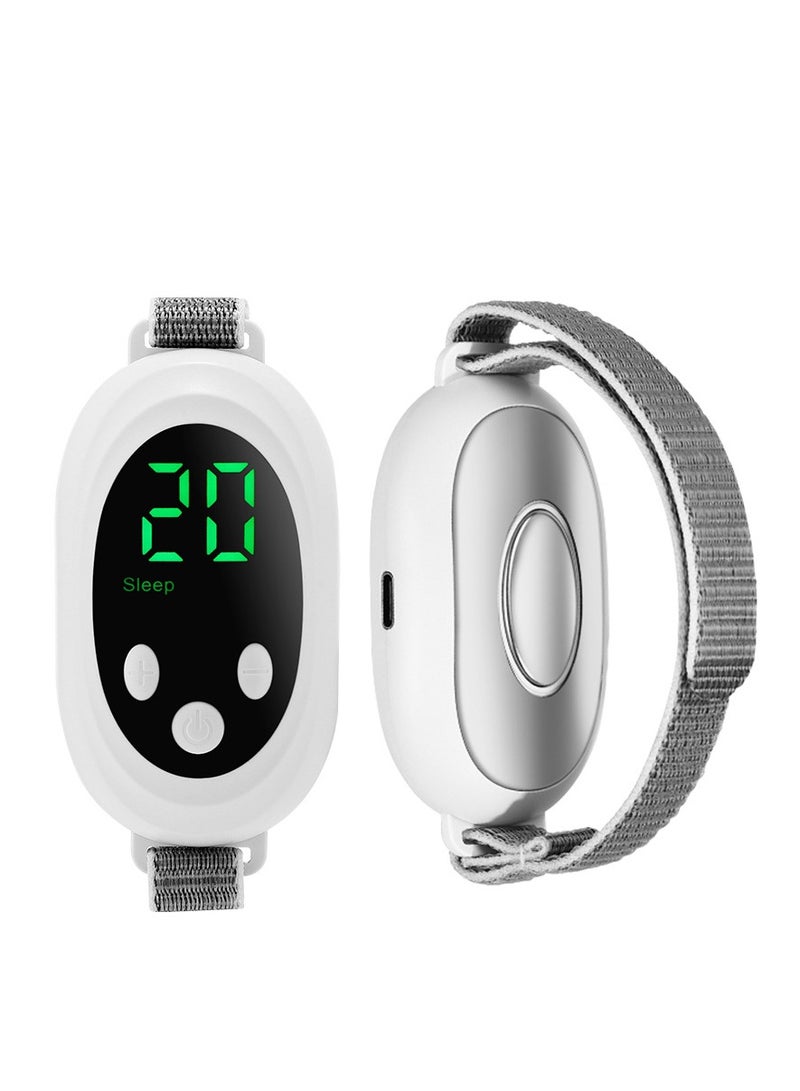 Microcurrent Multi-level Adjustable USB Charging Sleep Aid Device with Hand Strap Fixation and Skin-friendly Fabric - Image 1