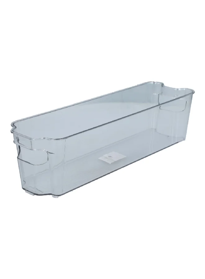 Felli Dishwasher Safe Multipurpose Plastic Fridge Storage Organizer Clear 37.5 x 10.5 x 9.5 cm FF-8109