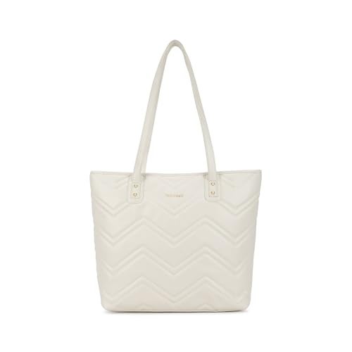 Fastrack Casual Laptop Tote Bag for Girls, Large Size with a Zipper Closure and Padded Laptop Compartment, Compatible with Laptops up to 14 inches, Double Handle Type - Image 1