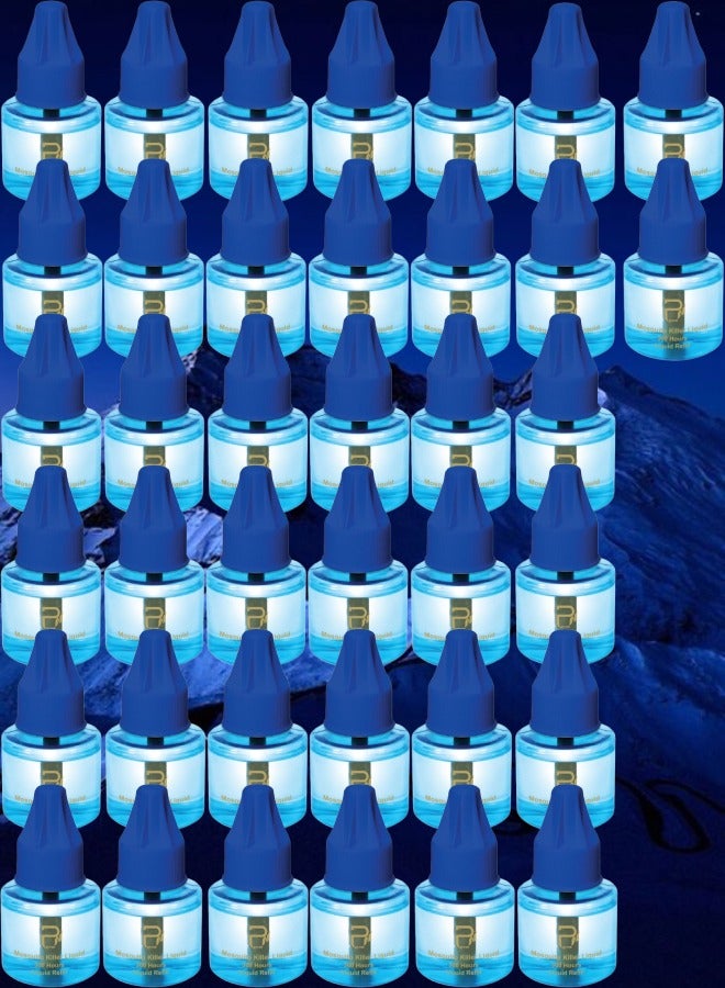 بيرون 38 قطع عبوة غيار سائل بيرون لجهاز قاتل الناموس 1080 ساعة ذو ريحة عطرية جميلة 45 مل - Image 1