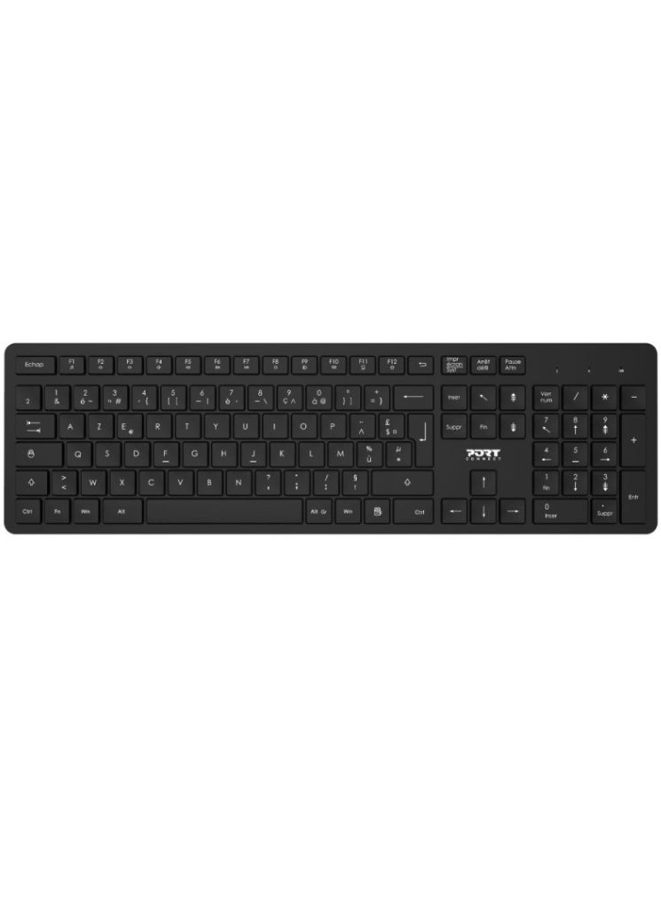بورت ديزاينز مجموعة PORT Designs اللاسلكية بتردد 2.4 جيجاهرتز: ماوس ولوحة مفاتيح QWERTY - Image 2