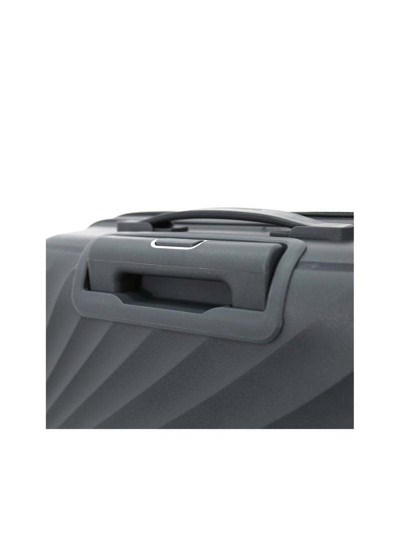 AMERICAN FLYER - Unbreakable Hardshell PP Luggage Set with 8 Wheels Thick Shell Multi Layer PP 3 Piece Set,Grey (S-20",M-24",L-28") - Image 1