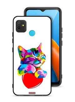 Tecno Pop 5 Protective Case Cover Colourful Kitten