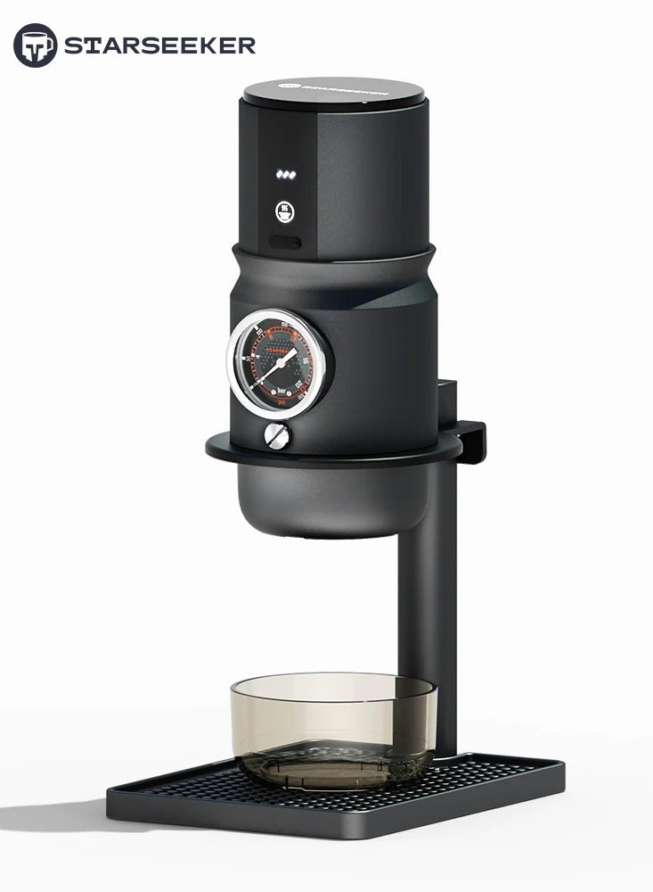 STARSEEKER Super58 Complete set Portable Espresso Machine with Bracket, Dosing Funnel,Coffee Tamper,Silicone insulation sleeve and Carry Bag