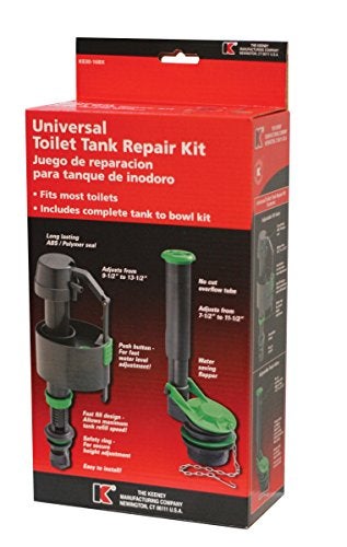 Keeney Plumb Pak, Gray/Green K830-16BX Universal Water Saving Tank Repair Kit for 2-Inch Flush Valve Toilets, Size - Image 3