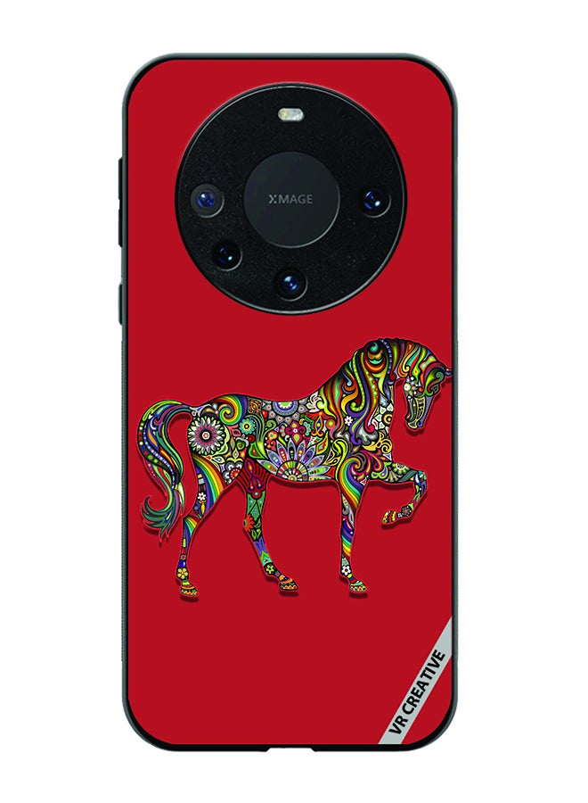 VR CREATIVE Protective Case Cover For Huawei Mate 60 Pro Horse Design Multicolour - Image 1