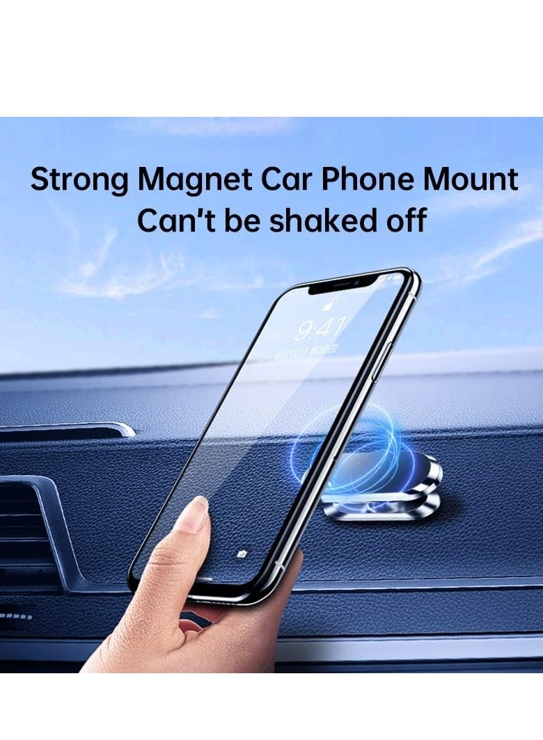 Universal Magnetic Car Phone Holder Rotating Compatible with All Smartphones - Image 3