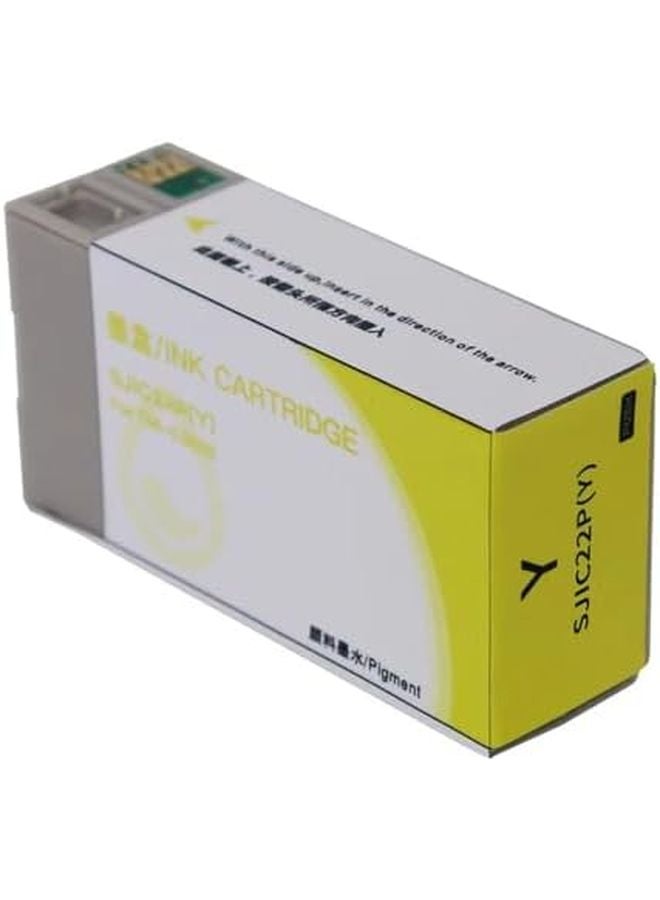 SJIC22P خرطوشة حبر صفراء متوافقة لطابعة الملصقات TM C3500، حبر الصبغة الأوروبي - Image 2