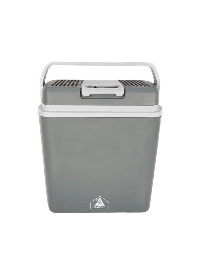 سفاري مبرد ومدفئ حراري سفاري SF029 بجهد 12 فولت - ثلاجة سيارة محمولة بوظيفة مزدوجة وسخان طعام للسفر والتخييم والنزهات والاستخدامات الخارجية، هيكل خفيف الوزن من مادة ABS مع قفل للمقبض، وضع توفير الطاقة وتشغيل منخفض الضوضاء، أبعاد 44 × 40 سم، الوزن الصافي 3.7 كجم. - Image 3