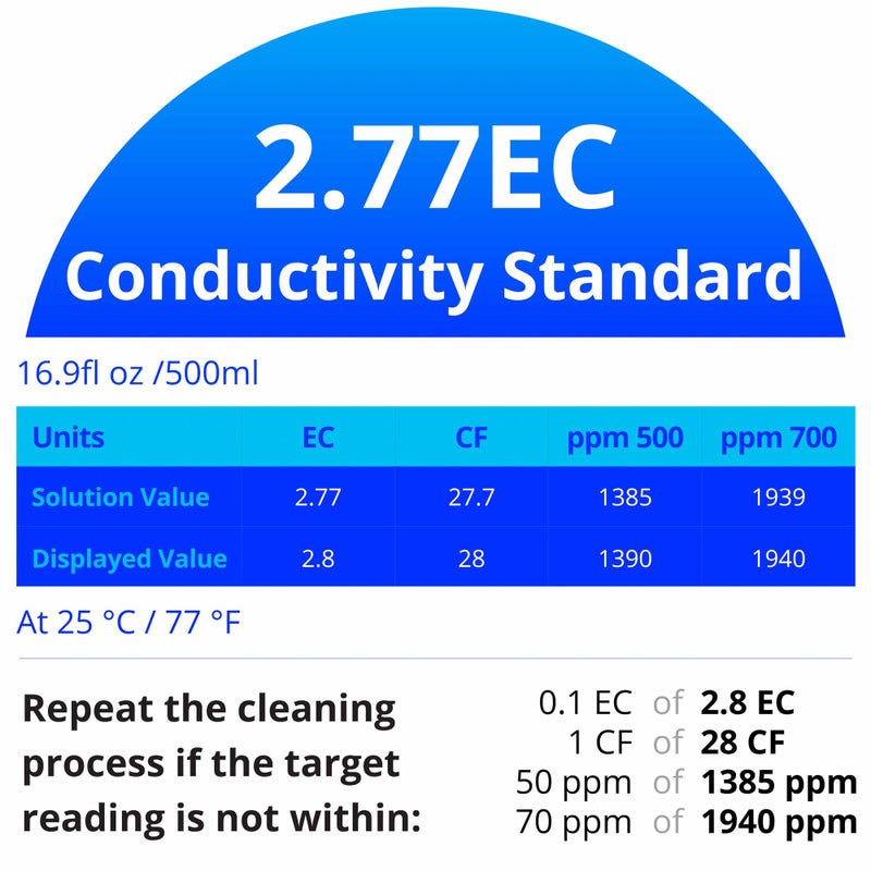 bluelab 732901 2.77EC Conductivity Solution, 500 milliliters Industrial-Products, Clear - Image 5