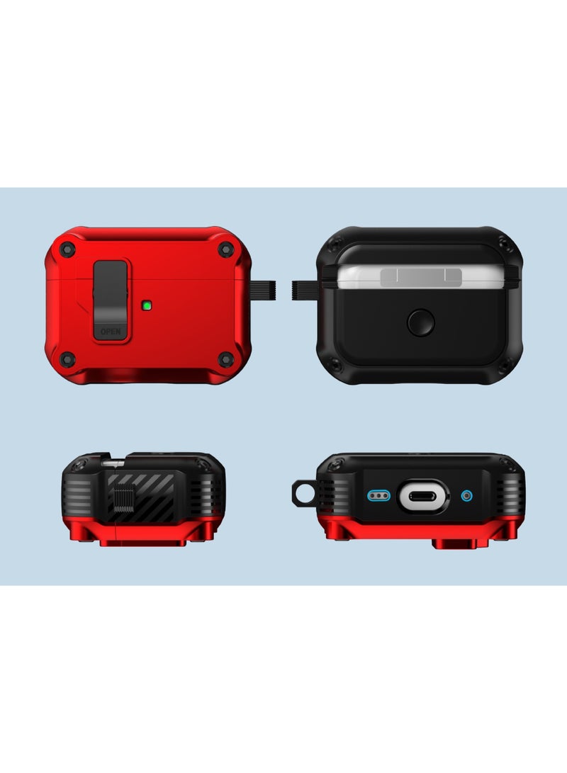 AirPods 4 Protective Case – Carbon Fiber, Cartoon, Anime & Mecha Styles – Shockproof & Stylish Cover - Image 3
