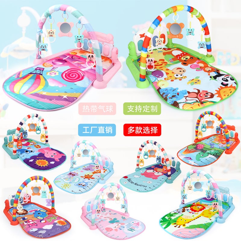 Baby Piano Gym Fitness Frame with Music, 0-1 Year - Image 1
