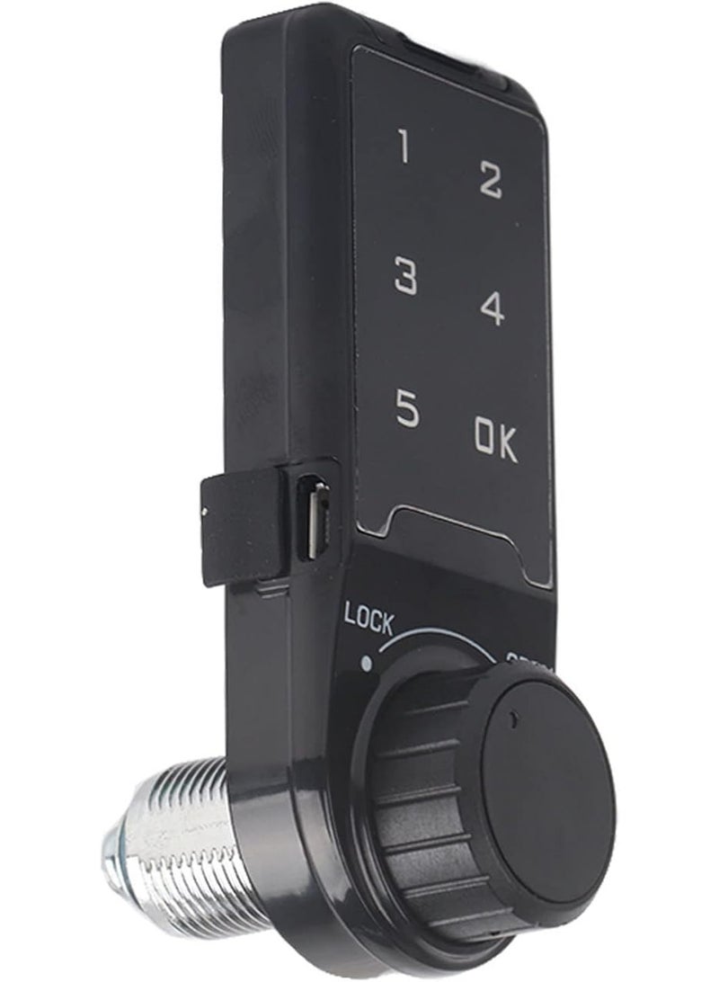 Touch Keypad Electronic Lock – Digital Password Security Code Deadbolt Lock, Electronic Keyless Safety Lock for Kids, Cabinet, Wardrobe, Mailbox, Drawers, and Doors (L=20)