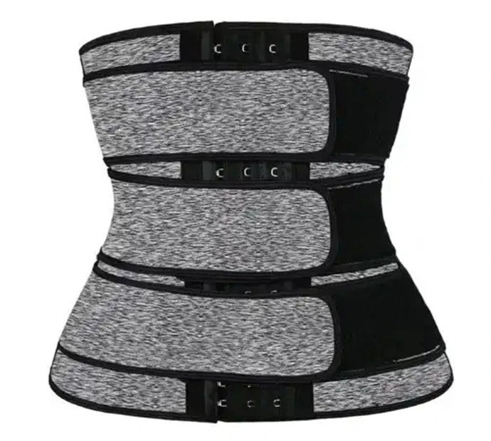 Bluejw Logo Neoprene Waist Trimmer Belt - Slimming Weight Lifting Waist Trainer Shaper with Adjustable Straps for Women Men - Image 2